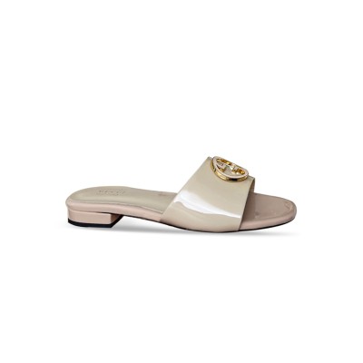 GUCCI WOMEN'S ROUND INTERLOCKING G SANDAL 820860